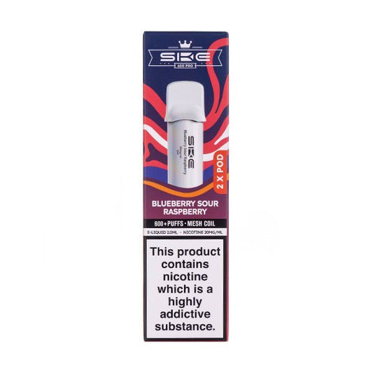 BUY 1 GET 1 FREE | Blueberry Sour Raspberry Crystal 600 Pro Prefilled Pods by SKEVAPE INDIA - Vape India