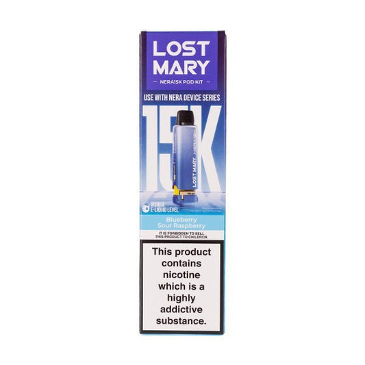 BUY 1 GET 1 FREE | Blueberry Sour Raspberry Nera 15k Prefilled Pod + Refill by Lost MaryVAPE INDIA - Vape India