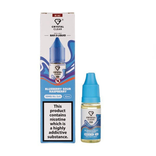 BUY 1 GET 1 FREE | Blueberry Sour Raspberry Nic Salt E - Liquid by Crystal ClearVAPE INDIA - Vape India