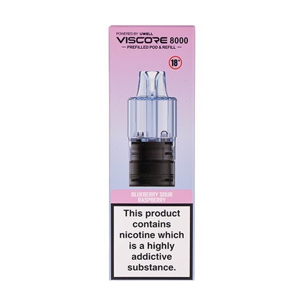 BUY 1 GET 1 FREE | Blueberry Sour Raspberry Viscore Prefilled Pods by UWELLVAPE INDIA - Vape India