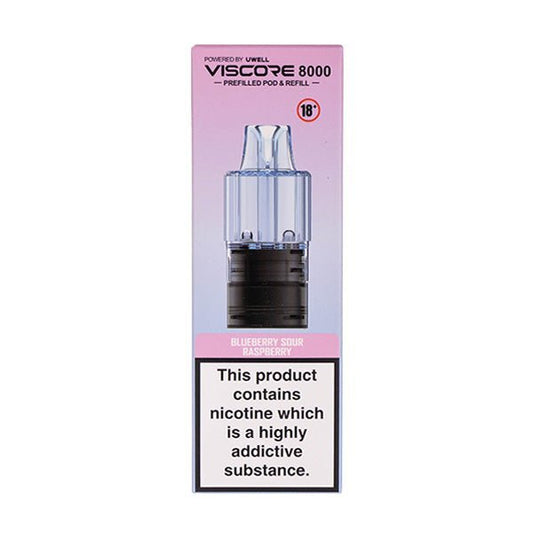 BUY 1 GET 1 FREE | Blueberry Sour Raspberry Viscore Prefilled Pods by UWELLVAPE INDIA - Vape India