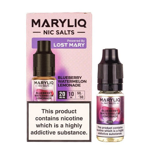 BUY 1 GET 1 FREE | Blueberry Watermelon Lemonade Nic Salt E - Liquid by Lost Mary MaryliqVAPE INDIA - Vape India