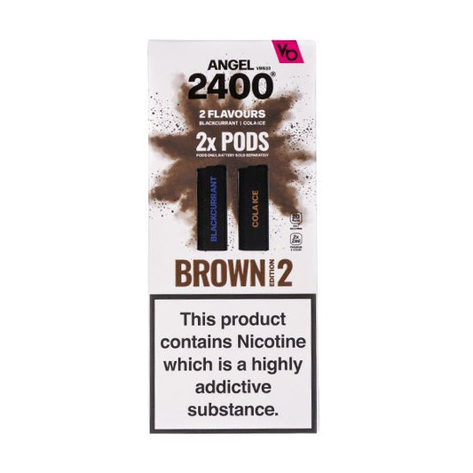BUY 1 GET 1 FREE | Brown Edition 2 Vapes Bar Angel 2400 Prefilled PodsVAPE INDIA - Vape India