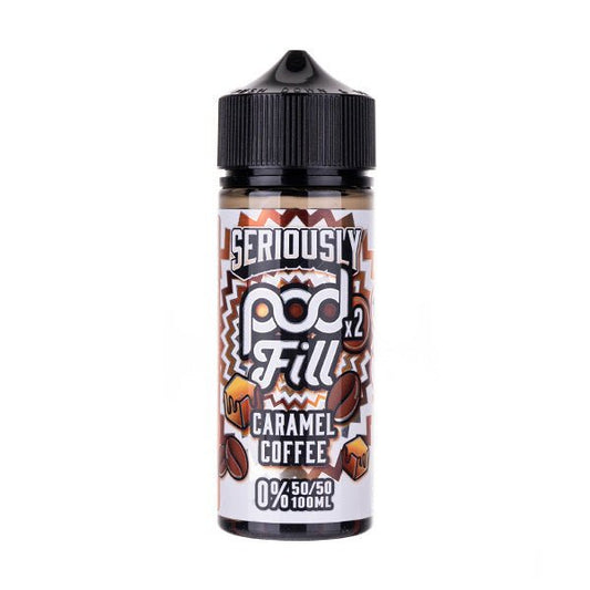 BUY 1 GET 1 FREE | Caramel Coffee 100ml (50/50) Shortfill by Seriously Pod Fill 2VAPE INDIA - Vape India