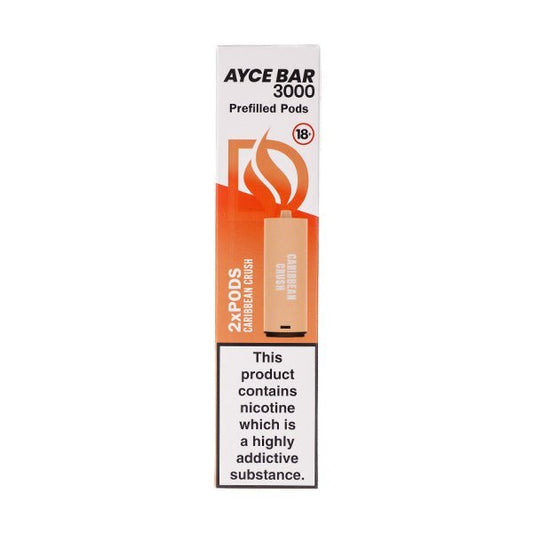 BUY 1 GET 1 FREE | Caribbean Crush Ayce 3000 Prefilled Pods by DovpoVAPE INDIA - Vape India