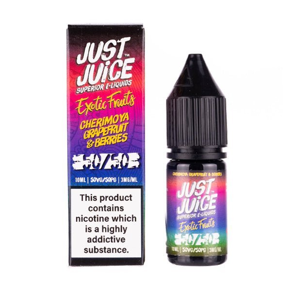 BUY 1 GET 1 FREE | Cherimoya, Grapefruit & Berries 50/50 E - Liquid by Just JuiceVAPE INDIA - Vape India