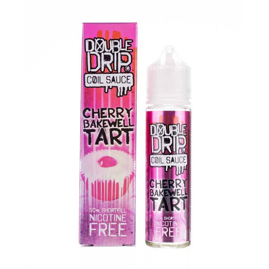 BUY 1 GET 1 FREE | Cherry Bakewell Tart 50ml Shortfill E - Liquid by Double DripVAPE INDIA - Vape India