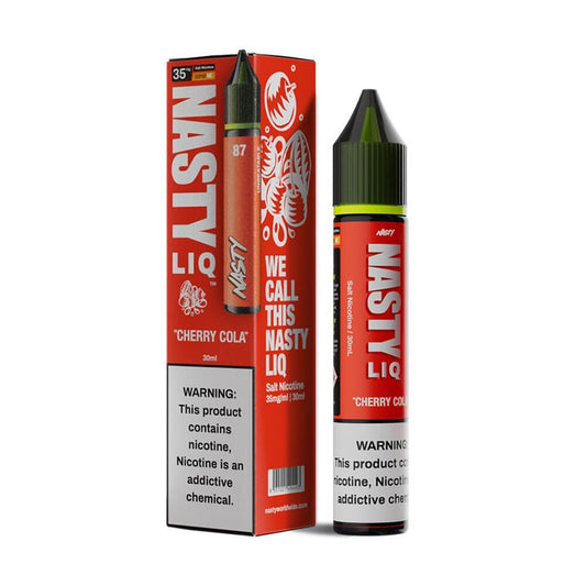 BUY 1 GET 1 FREE | Cherry Cola - Nasty LIQ | 30ML Vape Juice | 35MG, 50MG | Vape India - Vape India