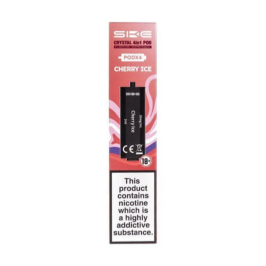 BUY 1 GET 1 FREE | Cherry Ice Crystal 4 in 1 Prefilled Pods by SKEVAPE INDIA - Vape India