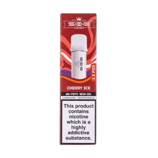 BUY 1 GET 1 FREE | Cherry Ice Crystal 600 Pro Prefilled Pods by SKEVAPE INDIA - Vape India