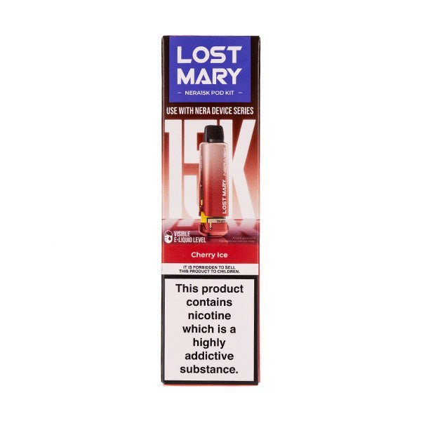 BUY 1 GET 1 FREE | Cherry Ice Nera 15k Prefilled Pod + Refill by Lost MaryVAPE INDIA - Vape India