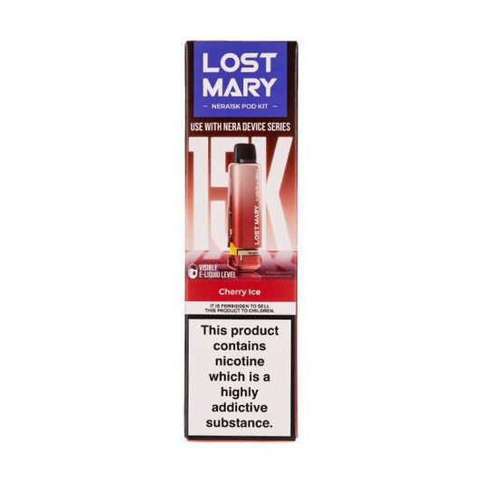 BUY 1 GET 1 FREE | Cherry Ice Nera 15k Prefilled Pod + Refill by Lost MaryVAPE INDIA - Vape India