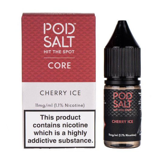 BUY 1 GET 1 FREE | Cherry Ice Nic Salt E - Liquid by Pod Salt CoreVAPE INDIA - Vape India