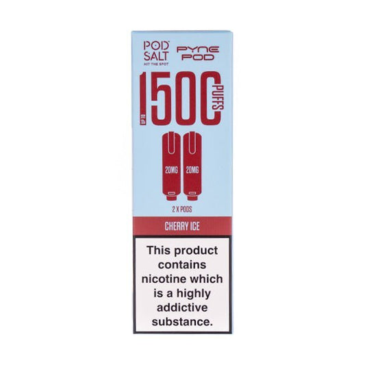 BUY 1 GET 1 FREE | Cherry Ice Pod Salt 2 - in - 1 Prefilled Pods by Pyne PodVAPE INDIA - Vape India