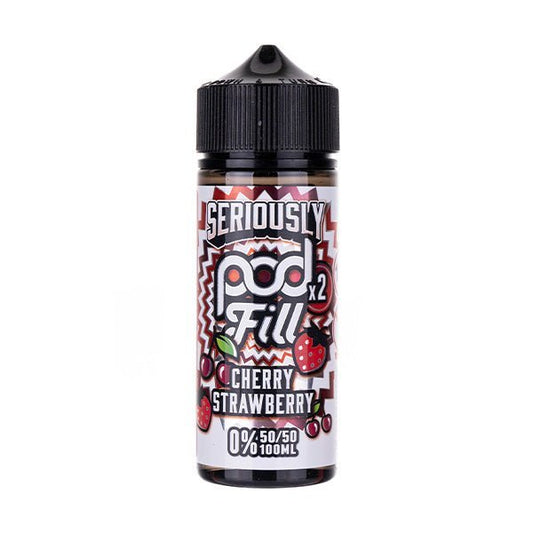 BUY 1 GET 1 FREE | Cherry Strawberry 100ml (50/50) Shortfill by Seriously Pod Fill 2VAPE INDIA - Vape India