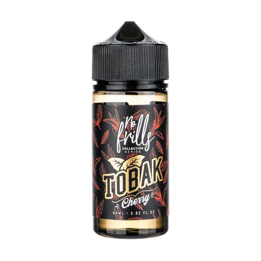 BUY 1 GET 1 FREE | Cherry Tobacco 80ml Shortfill E - Liquid by No Frills TobakVAPE INDIA - Vape India