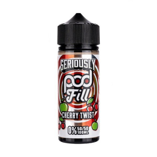 BUY 1 GET 1 FREE | Cherry Twist 100ml (50/50) Shortfill by Seriously Pod FillVAPE INDIA - Vape India