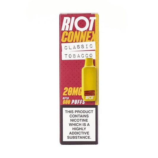 BUY 1 GET 1 FREE | Classic Tobacco Connex Prefilled Pod by Riot SquadVAPE INDIA - Vape India