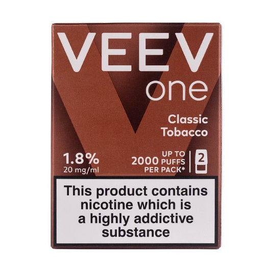 BUY 1 GET 1 FREE | Classic Tobacco Veev One Prefilled Pods by VeevVAPE INDIA - Vape India
