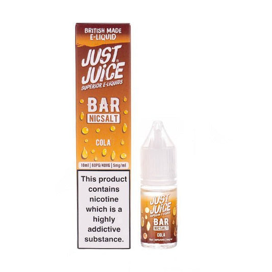 BUY 1 GET 1 FREE | Cola Bar Nic Salt E - Liquid by Just JuiceVAPE INDIA - Vape India