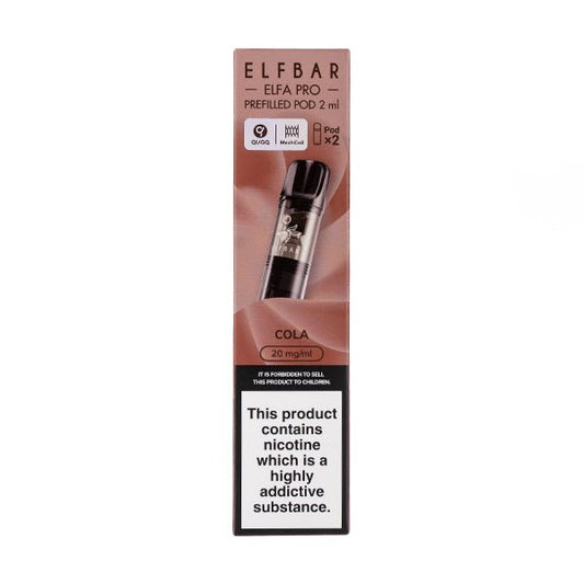 BUY 1 GET 1 FREE | Cola Elfa Pro Prefilled Pods by Elf BarVAPE INDIA - Vape India
