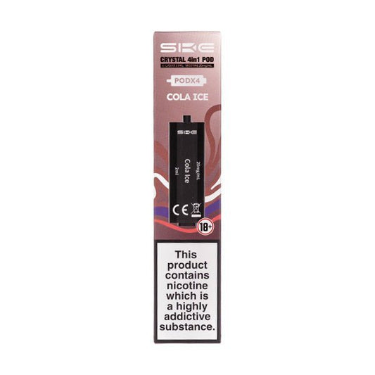 BUY 1 GET 1 FREE | Cola Ice Crystal 4 in 1 Prefilled Pods by SKEVAPE INDIA - Vape India