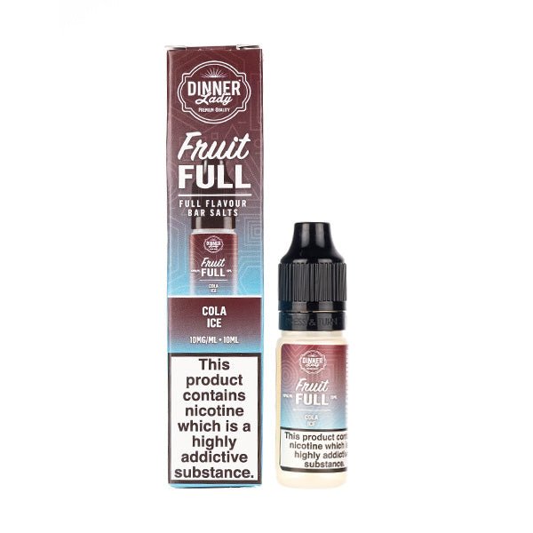 BUY 1 GET 1 FREE | Cola Ice Nic Salt E - Liquid by Dinner Lady Fruit Full Bar SaltsVAPE INDIA - Vape India