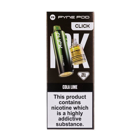 BUY 1 GET 1 FREE | Cola Lime Pyne Pod Click 10000 Pod & BottleVAPE INDIA - Vape India