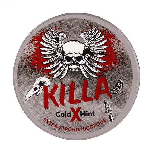 BUY 1 GET 1 FREE | Cold x Mint Nicotine Pouches by KillaVAPE INDIA - Vape India