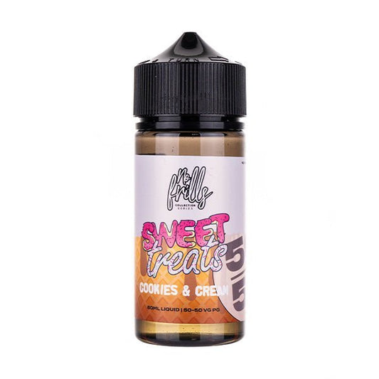 BUY 1 GET 1 FREE | Cookies & Cream 80ml (50/50) Shortfill by No Frills Sweet TreatsVAPE INDIA - Vape India