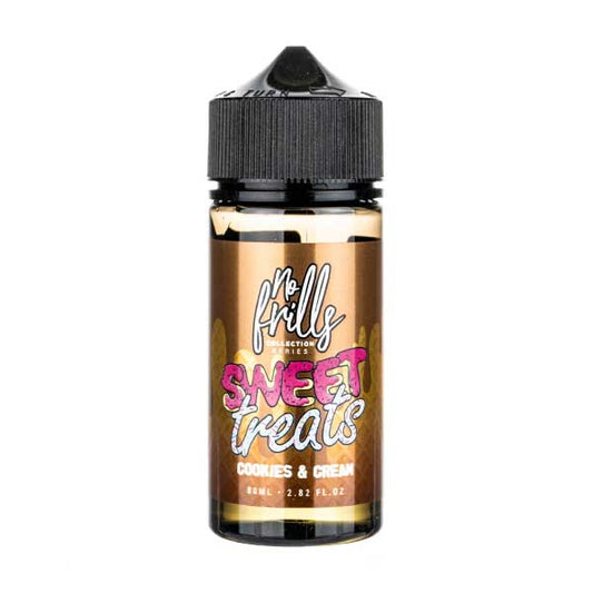 BUY 1 GET 1 FREE | Cookies & Cream 80ml Shortfill E - Liquid by No FrillsVAPE INDIA - Vape India