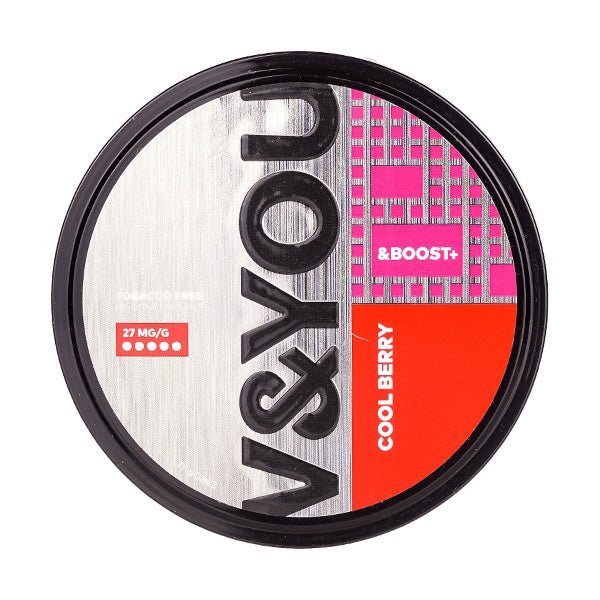 BUY 1 GET 1 FREE | Cool Berry &Boost+ Nicotine Pouches by V&YOUVAPE INDIA - Vape India