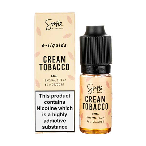 BUY 1 GET 1 FREE | Cream Tobacco E - Liquid by Simple EssentialsVAPE INDIA - Vape India