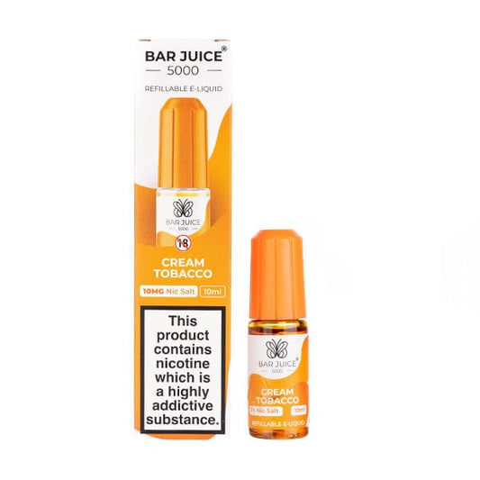 BUY 1 GET 1 FREE | Cream Tobacco Nic Salt E - Liquid by Bar Juice 5000VAPE INDIA - Vape India