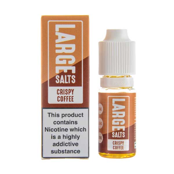 BUY 1 GET 1 FREE | Crispy Coffee Nic Salt E - Liquid by Large JuicesVAPE INDIA - Vape India