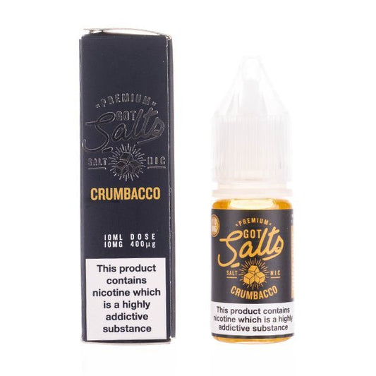 BUY 1 GET 1 FREE | Crumbacco Nic Salt E - Liquid by Got SaltVAPE INDIA - Vape India