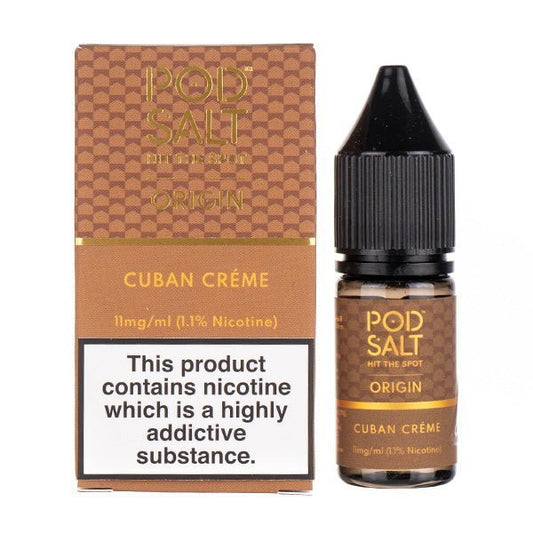 BUY 1 GET 1 FREE | Cuban Crème Nic Salt by Pod Salt OriginVAPE INDIA - Vape India
