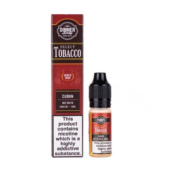 BUY 1 GET 1 FREE | Cuban Nic Salt E - Liquid by Dinner Lady Select TobaccoVAPE INDIA - Vape India