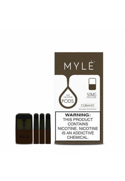 BUY 1 GET 1 FREE | Cubano - MYLÉ Pods | 4 Pack | 2nd Generation Compatible | Vape India - Vape India
