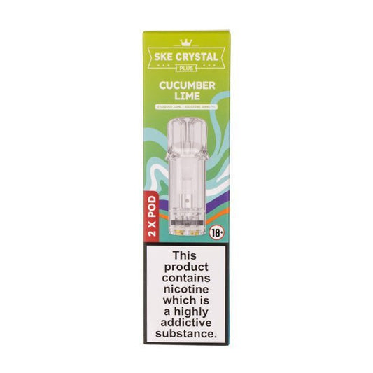 BUY 1 GET 1 FREE | Cucumber Lime Crystal Plus Prefilled Pods by SKEVAPE INDIA - Vape India