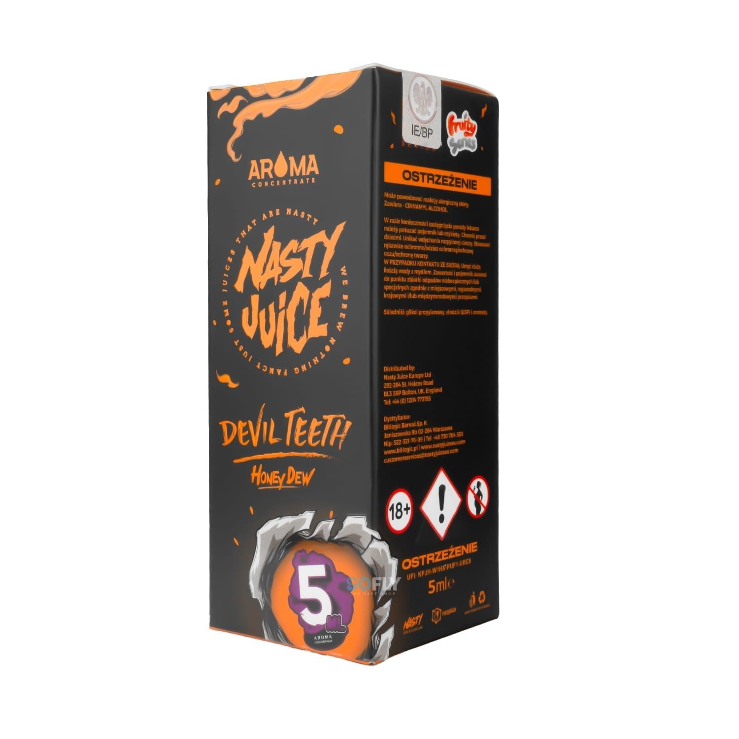 BUY 1 GET 1 FREE | Devil Teeth - Nasty Salt | 30Ml Vape Juice | 35MG, 50MG | Vape India - Vape India