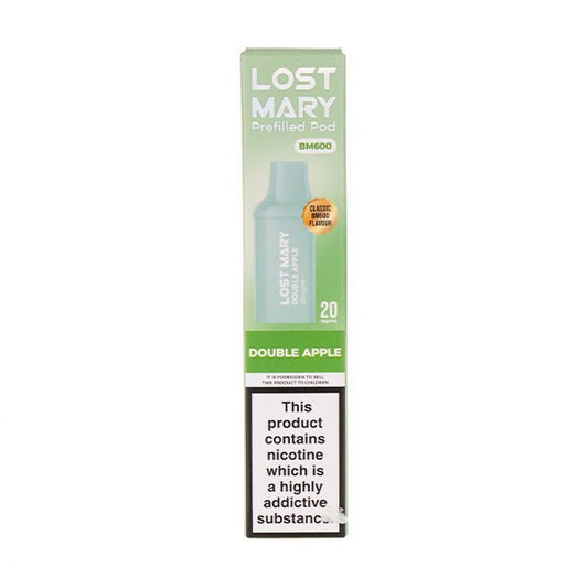 BUY 1 GET 1 FREE | Double Apple BM600 Prefilled Pods by Lost MaryVAPE INDIA - Vape India