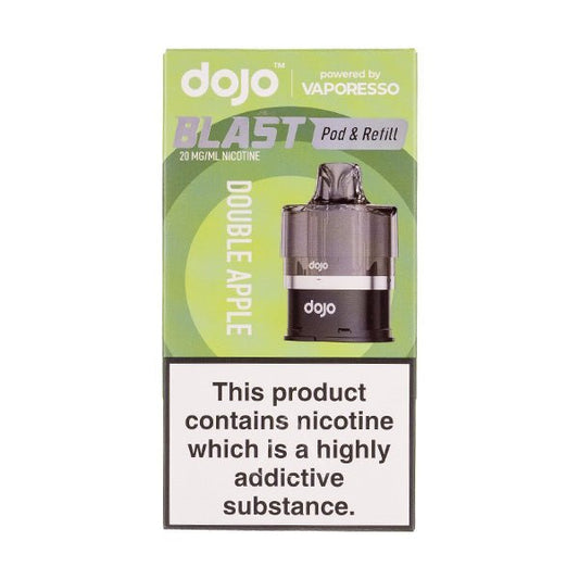 BUY 1 GET 1 FREE | Double Apple Dojo Blast 6000 Prefilled Pod + Refill by VaporessoVAPE INDIA - Vape India