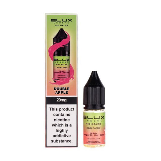 BUY 1 GET 1 FREE | Double Apple Nic Salt E - Liquid by Elux LegendVAPE INDIA - Vape India