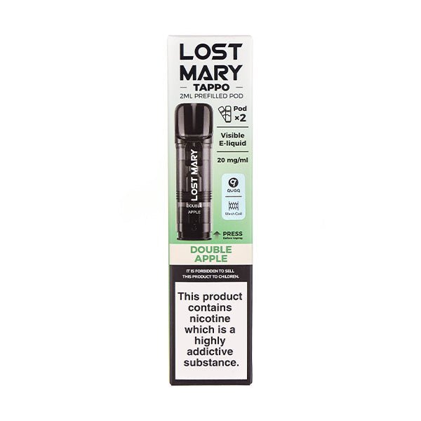 BUY 1 GET 1 FREE | Double Apple Tappo Prefilled Pods by Lost MaryVAPE INDIA - Vape India