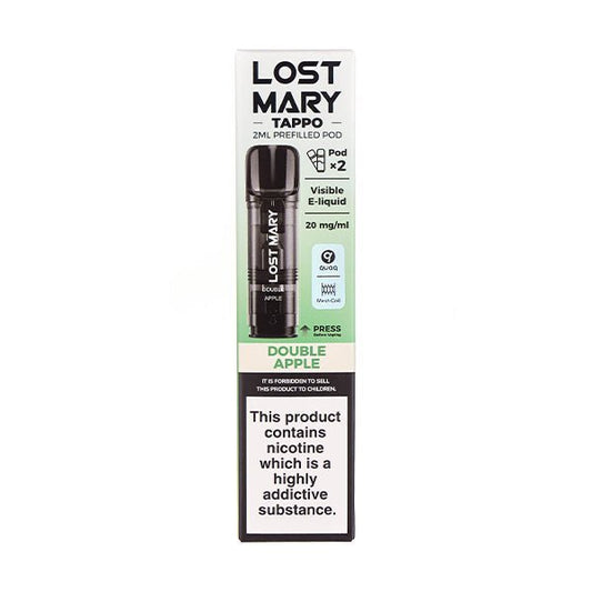 BUY 1 GET 1 FREE | Double Apple Tappo Prefilled Pods by Lost MaryVAPE INDIA - Vape India