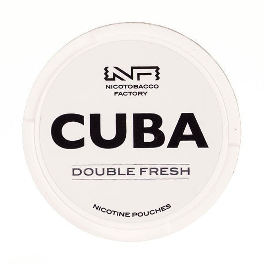 BUY 1 GET 1 FREE | Double Fresh Nicotine Pouches by Cuba WhiteVAPE INDIA - Vape India