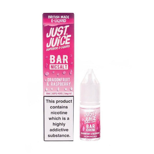 BUY 1 GET 1 FREE | Dragon Fruit & Raspberry Bar Nic Salt E - Liquid by Just JuiceVAPE INDIA - Vape India