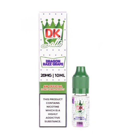 BUY 1 GET 1 FREE | Dragon Razz Grape Nic Salt E - Liquid by Donut King SaltsVAPE INDIA - Vape India