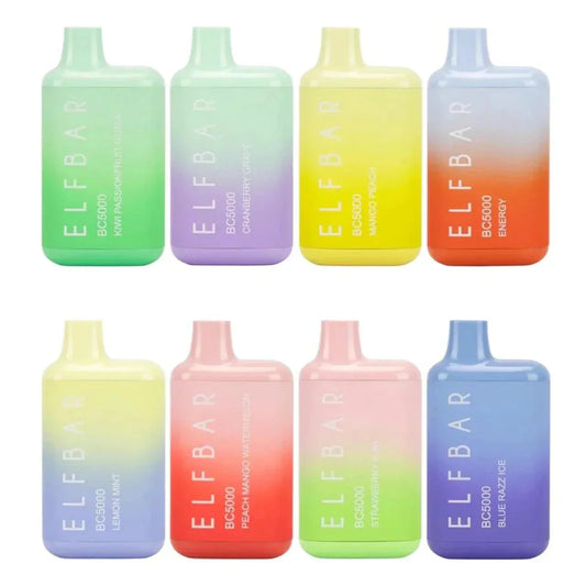 BUY 1 GET 1 FREE | Elf Bar BC5000 Rechargeable Disposable 5000 Puffs India | Vape India - Vape India